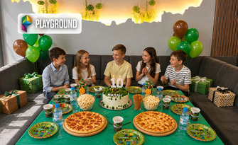 2 часа детски рожден ден за 6 деца в Playground The Mall - с много забавления, детско меню и изненади