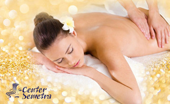 Луксозен масаж "Златно докосване" на гръб или на цяло тяло, от Spa Demetra