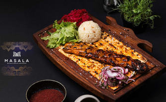 Вкусно хапване от Изтока: Салата, основно ястие и десерт, от Masala Restaurant