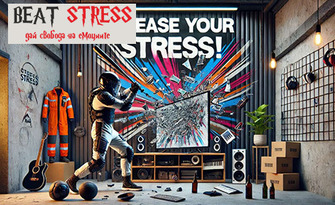 Разбий стреса: Пакет за двама в антистрес стая, от Антистрес стая Beat Stress
