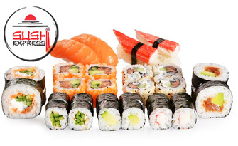 Екзотична кухня за вкъщи: Суши сет с 16, 30, 48 или 101 хапки, от Sushi Express