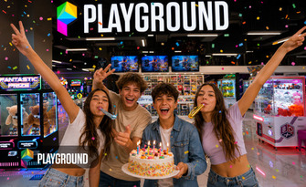 Празнувайте незабравим детски рожден ден в Playground Grand Plaza Mall: 2 часа парти за 6 деца - с хапване, напитки, лазерна арена и игри