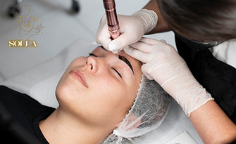 Микроблейдинг на вежди, плюс консултация и ретуш, от Студио за красота Солеа