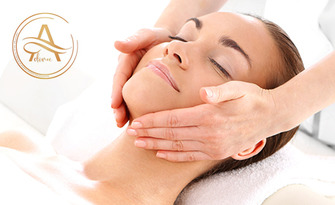 Луксозна SPA терапия на лице, шия и деколте със система Yon-Ka, плюс масаж и ултразвуково почистване, от Естетичен център Adoree