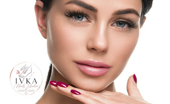 Маникюр с гел лак, плюс ламиниране и боядисване на мигли, от Ivka Nails Studio