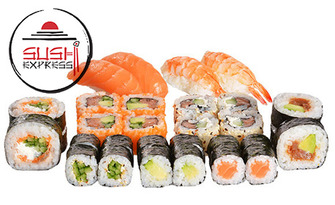 Екзотична кухня за вкъщи: Суши сет с 16, 30, 48 или 103 хапки, от Sushi Express