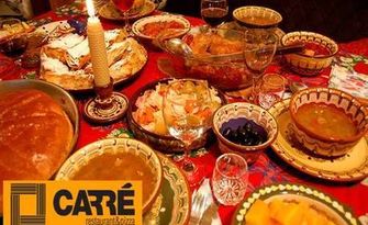 Вкусна трапеза за Бъдни вечер! Традиционно 7-степенно постно меню, от Ресторант Carre