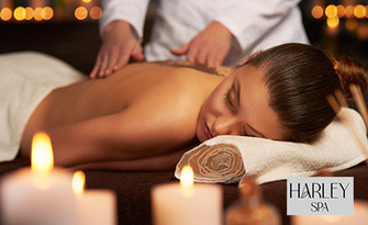 Класически масаж на цяло тяло "Диамант и Злато" с възможност за масаж на лице, плюс подарък - рефлексотерапия и чай с бисквитки, от Салон Harley Spa