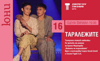 Театрално-танцовият спектакъл "Таралежите" на 16 Юни, на Сцена Филиал в ДТ "Стоян Бъчваров"
