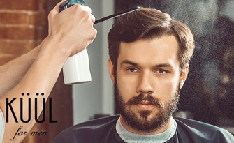 Подстригване и боядисване с боя Küül за мъже, с възможност за оформяне на брада, от Маникюр Бургас