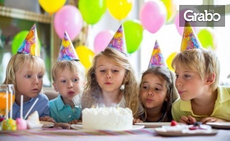 Фотосесия за детски рожден ден на адрес на клиента, с всички сполучливи обработени кадри