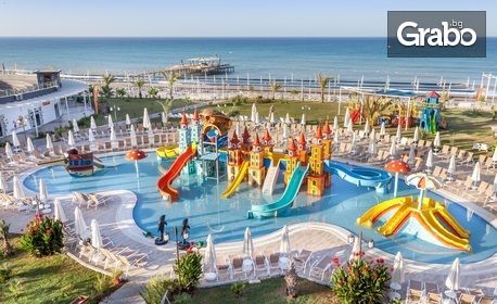 През Април край Сиде! 7 нощувки на база Ultra All Inclusive в хотел Sea Planet Resort & SPA*****, плюс самолетен билет от Варна