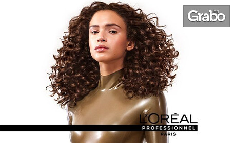 Грижа за косата L'Oreal Professionnel Absolut Repair Molecular, плюс оформяне с преса и възможност за подстригване