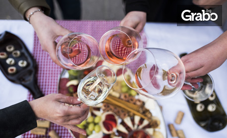 Дегустационен комплект за "Дефиле вино и гурме" на 10 - 12 Май: Стъклена брандирана чаша за вино, кожен държач "Свободни ръце" и 12 жетона за дегустация на вино