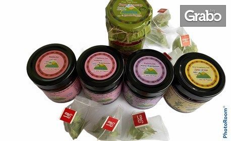 Комплект с натурални био продукти - сладка, мармалад и различни видове чай - с включена доставка