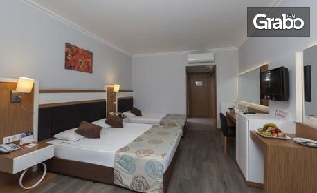 Почивка в Сиде, Анталия! 7 нощувки на база All Inclusive в хотел Primasol Hane Family 4*, плюс самолетен транспорт от Варна