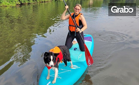 SUP-er емоции край Пловдив: 3 часа гребане на SUP падъл борд за малки и големи, плюс оборудване и треньор