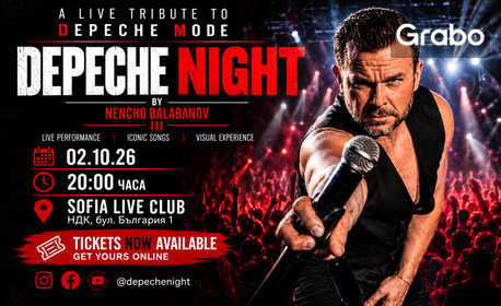 Depeche Night by Nencho Balabanov - на 2 Октомври, в Sofia Live Club