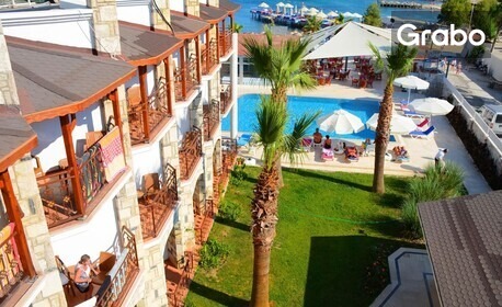 Ранни записвания за лято 2027 в Бодрум: 7 нощувки на база All Inclusive в Ayaz Aqua Beach Hotel 4*, плюс басейн, водна пързалка и детска анимация