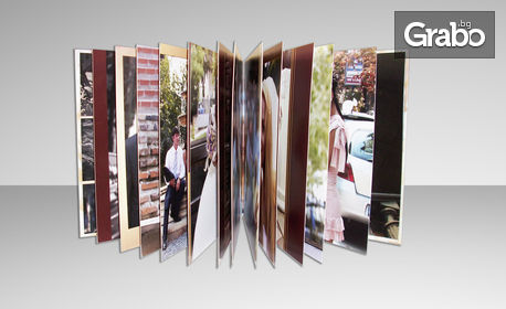 Луксозна фотокнига с 16, 20 или 32 страници от фотохартия FUJIFILM, плюс дизайн и обработка