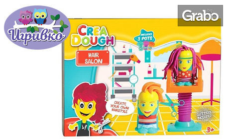 Детски комплект с моделин Crea Dough - тема по избор