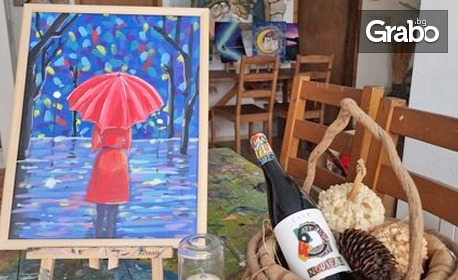 Рисуване и испанско вино през Януари: 3 часа въображение и креативност