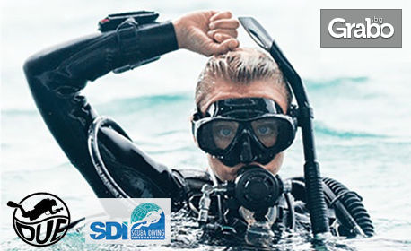 Сертифициран водолазен курс SDI Open Water Scuba Diver, с 20 часа теория и практика, без скрити такси