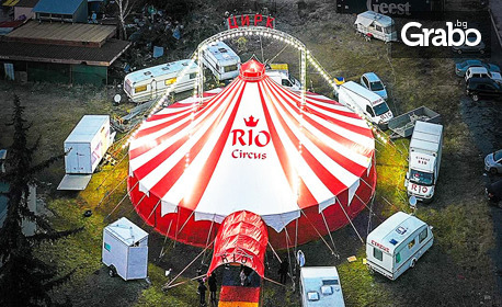 Вход за спектакъл на Цирк Рио - в Бургас