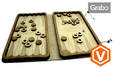 Подарък за запалени играчи! Ръчно изработена дървена игра табла
