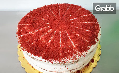 Торта Червено кадифе или с фотодекорация
