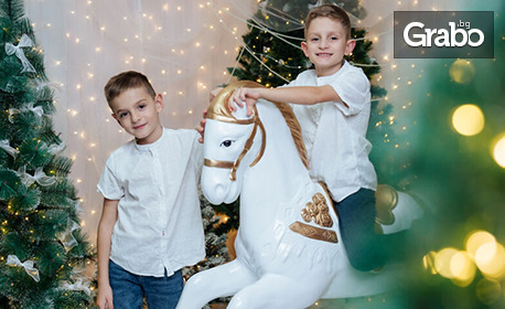 Семейна коледна фотосесия