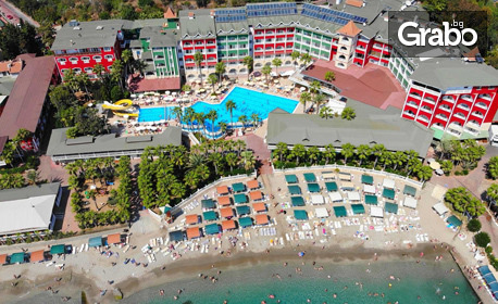 Почивка в Алания на: 7 нощувки на база All Inclusive в хотел Kemal Bay*****, плюс самолетен транспорт от Пловдив
