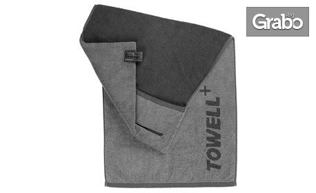 Фитнес кърпа Towell+, в сив или червен цвят