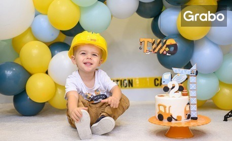 Фотосесия за 1/2 годинка, Smash cake или Рожден ден