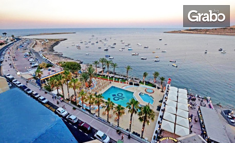 Лятна почивка в Малта: 4 или 5 нощувки със закуски Хотел Qawra Palace****+, плюс самолетен транспорт