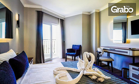 Релаксирай в Сиде, Турция през Юли и Август: 7 нощувки на база All Inclusive в Q Ella Beach Side****, плюс самолетен транспорт