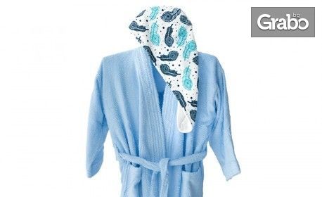 Дамски памучен халат с тюрбан Carmel - в цвят и размер по избор