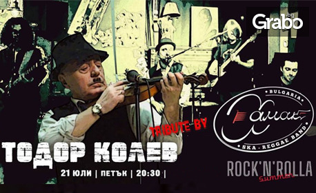 Tribute на Тодор Колев с група Хамак: 21 Юли, в Summer Rock'n'Rolla Sofia
