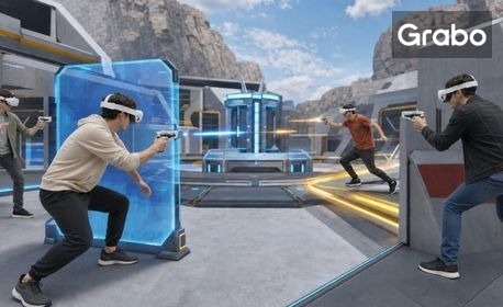 VR игри по избор за до четирима: 60 минути и над 18 различни игри, от ApexVR