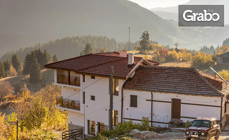 Приказна почивка с компанията в Родопите: Нощувка със закуска в цяла къща за до 13 човека - в с. Гела