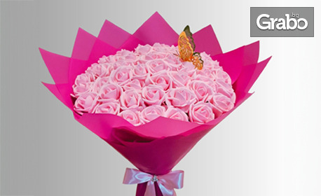 Букет от 51 или 101 вечни рози