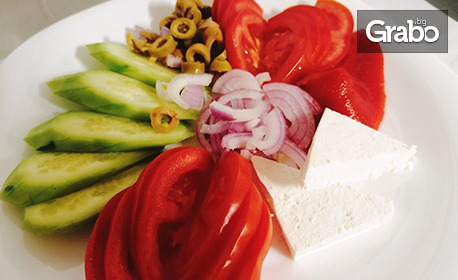 Куверт за шестима - салата, основно ястие и десерт, по избор