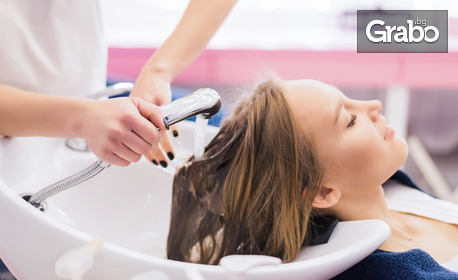 Терапия за коса - с възможност за подстригване и оформяне на прическа с плитка