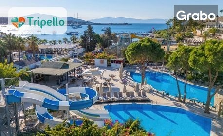 Ранни записвания за лято 2027 в Бодрум: 7 нощувки на база All Inclusive в Ayaz Aqua Beach Hotel 4*, плюс басейн, водна пързалка и детска анимация