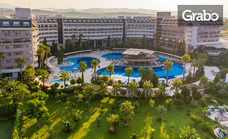 Ранни записвания за морска почивка в Сиде: 7 нощувки на база Ultra All Inclusive във Vita Silva hotel*****, плюс самолетен транспорт