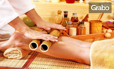 Креолски бамбуков масаж на цяло тяло, плюс масаж на глава