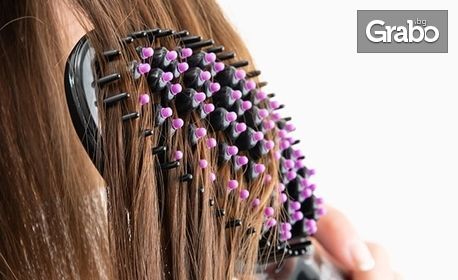 Овална електрическа четка за изправяне на коса InnovaGoods