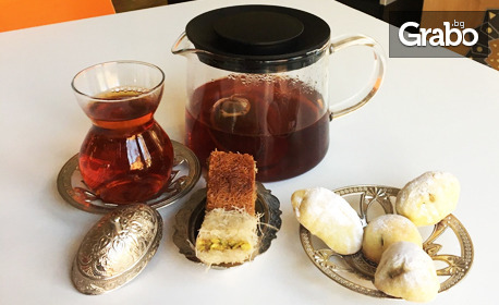 Хапни на място или вземи за вкъщи: Уникални арабски сладкиши с вкус и аромат от Изтока, плюс бонус - чаша черен или билков чай
