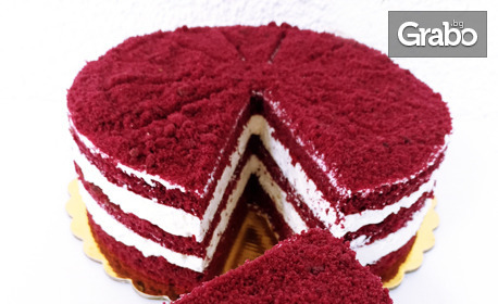 Вземи за вкъщи торта "Червено кадифе", торта "Банан" или плодов чийзкейк