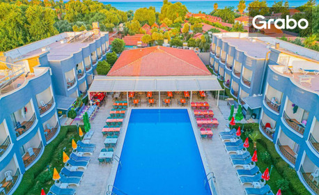 Летни забавления в Сиде, Турция: 7 нощувки на база All Inclusive в Хотел Sayanora***, плюс самолетен транспорт от Варна